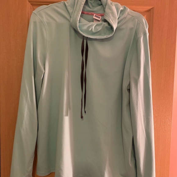 VS athletic mint green mock neck sweatshirt - Picture 1 of 7